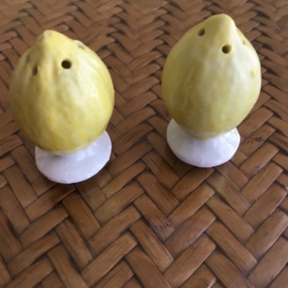 Lemon Salt and Pepper Shakers